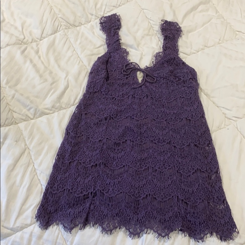 Lacy Free People mini dress